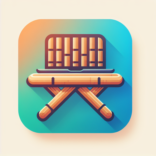 Laptop Lap Desk with Stand (Bamboo Model)