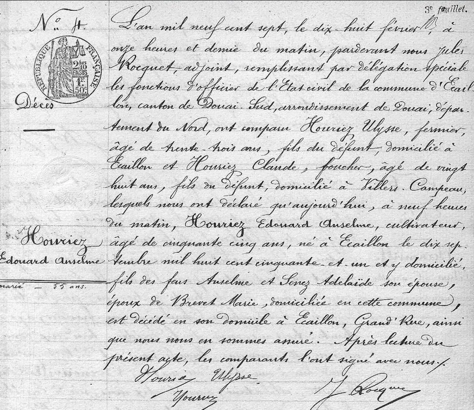 Death Certificate