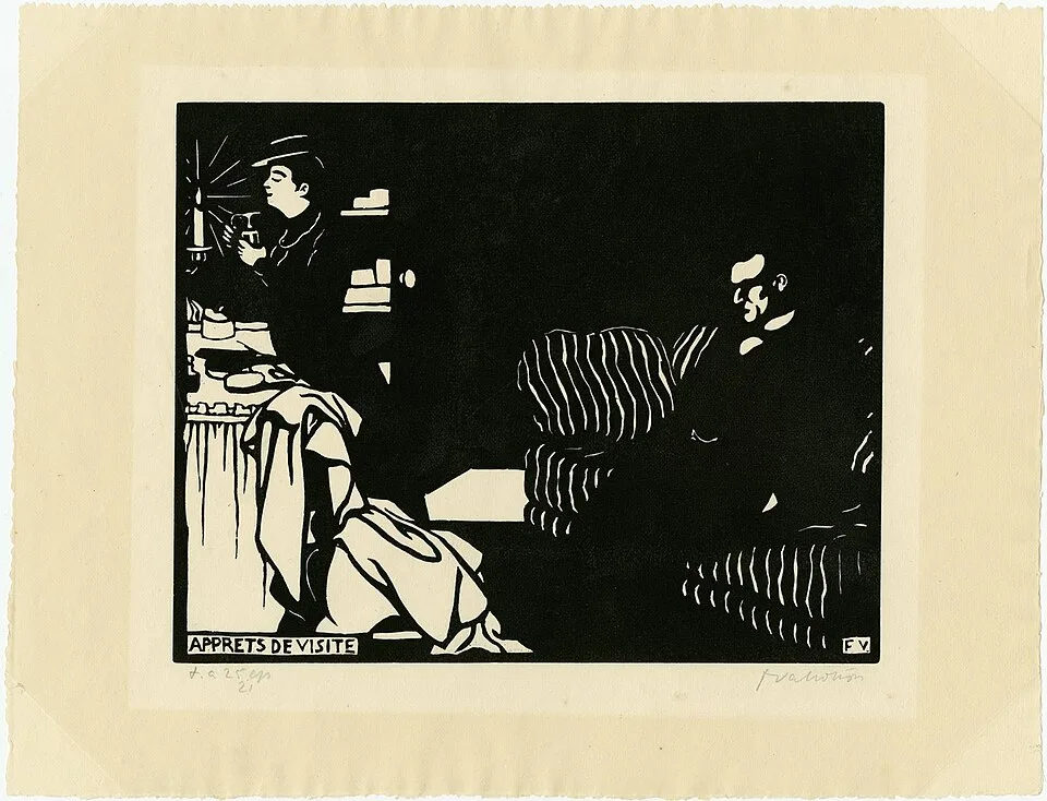 Félix Vallotton - Apprêts de visite