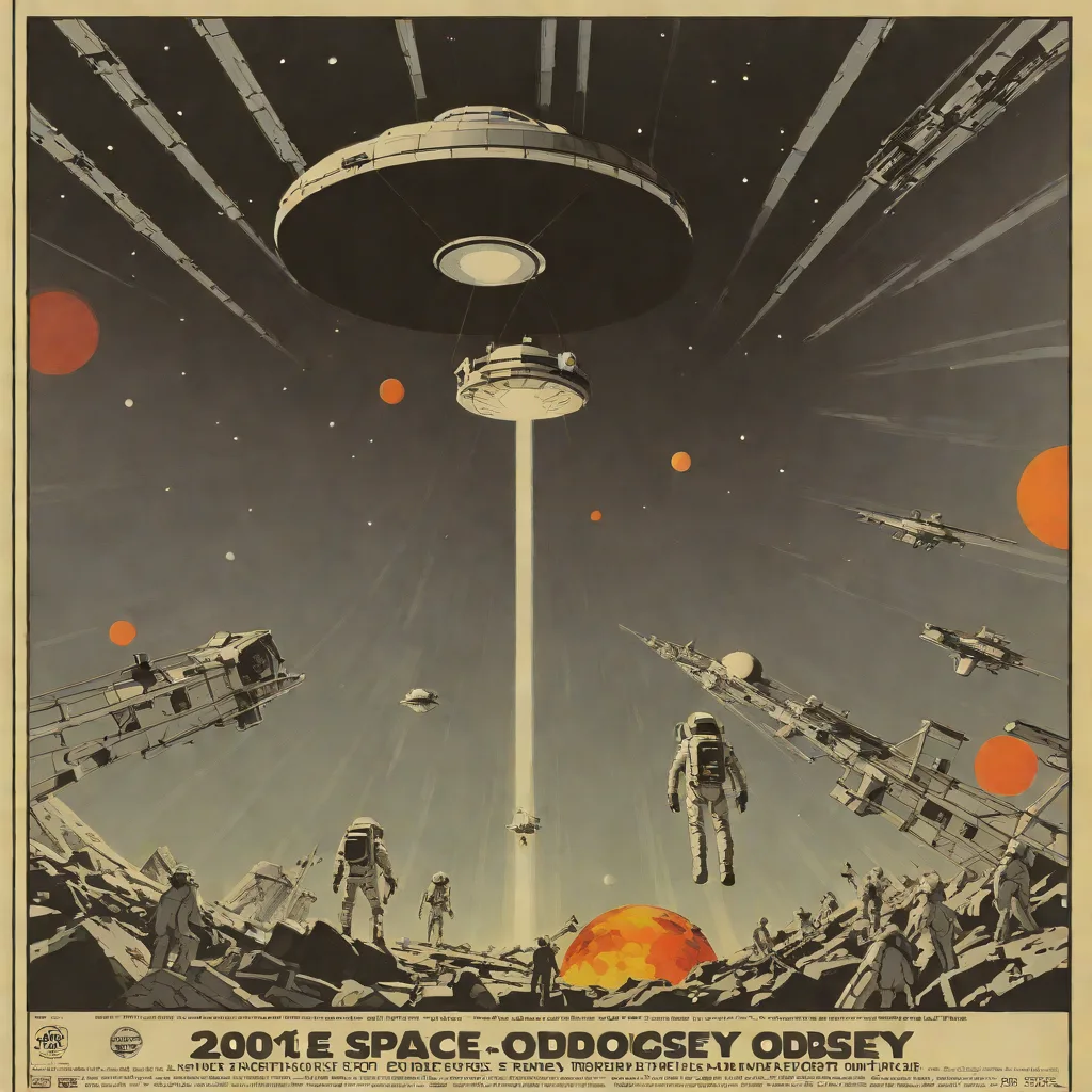 2001: A Space Odyssey (1968) Original Theatrical Poster