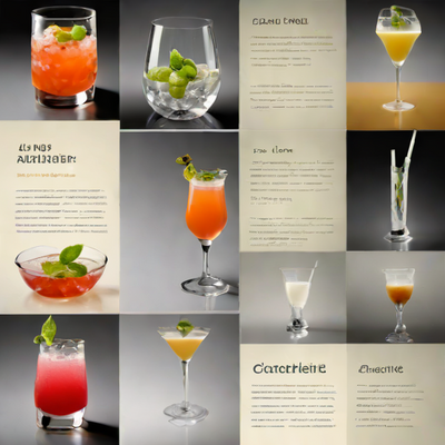 Alinea - Cocktail Menu