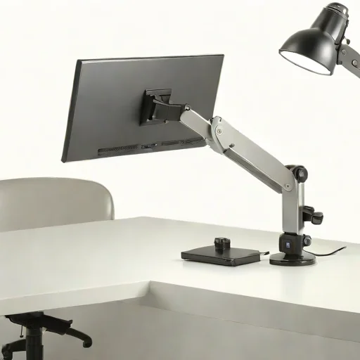 Adjustable Articulating Desk Clamp