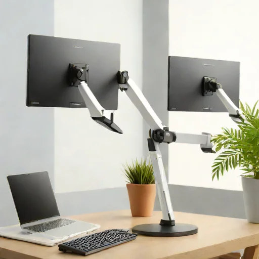 Amazon Basics Dual Monitor Arm