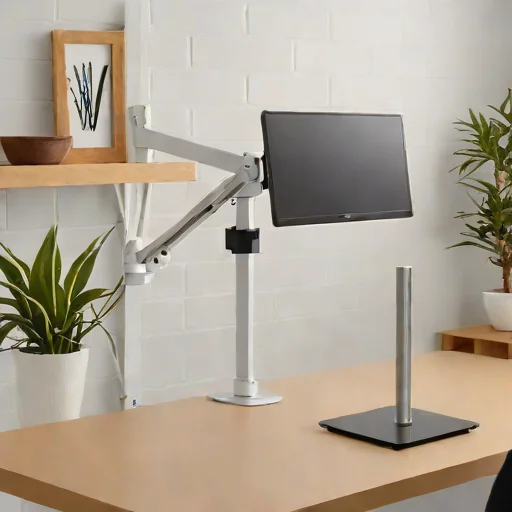 Amazon Basics Single Monitor Arm Desk Mount