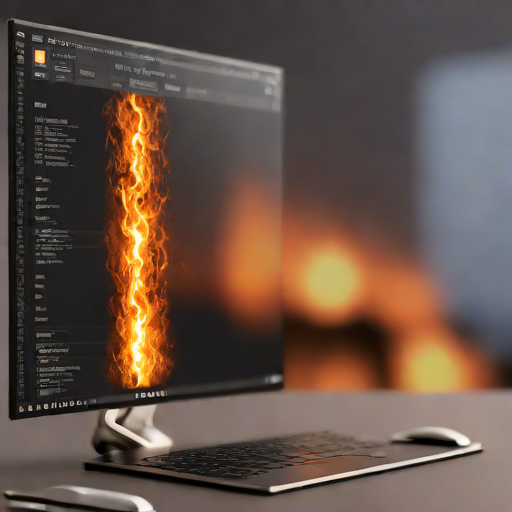 AuraLux Flame Column