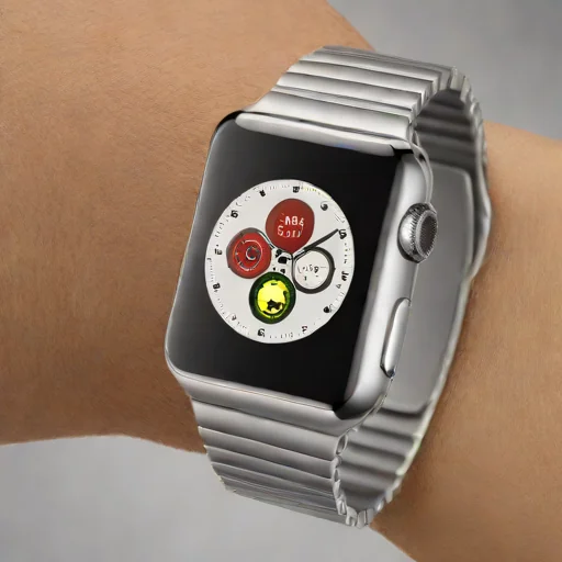 Apple Watch Series 9 (GPS + Cellular, Silver Band)