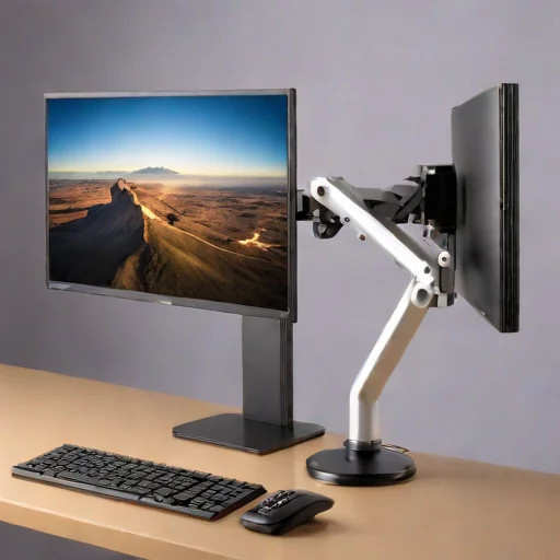 Amazon Basics Single Monitor Arm (Gas Spring)