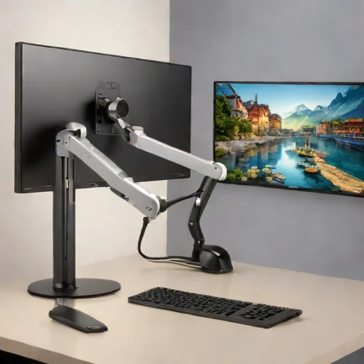 Amazon Basics Premium Dual Monitor Arm