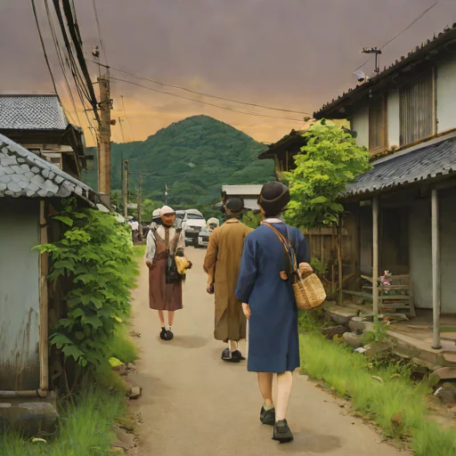 A Town Where You Live: Crossing at Twilight