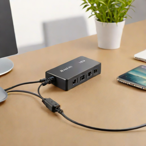 Anker 4-Port Surge Protector with USB Port