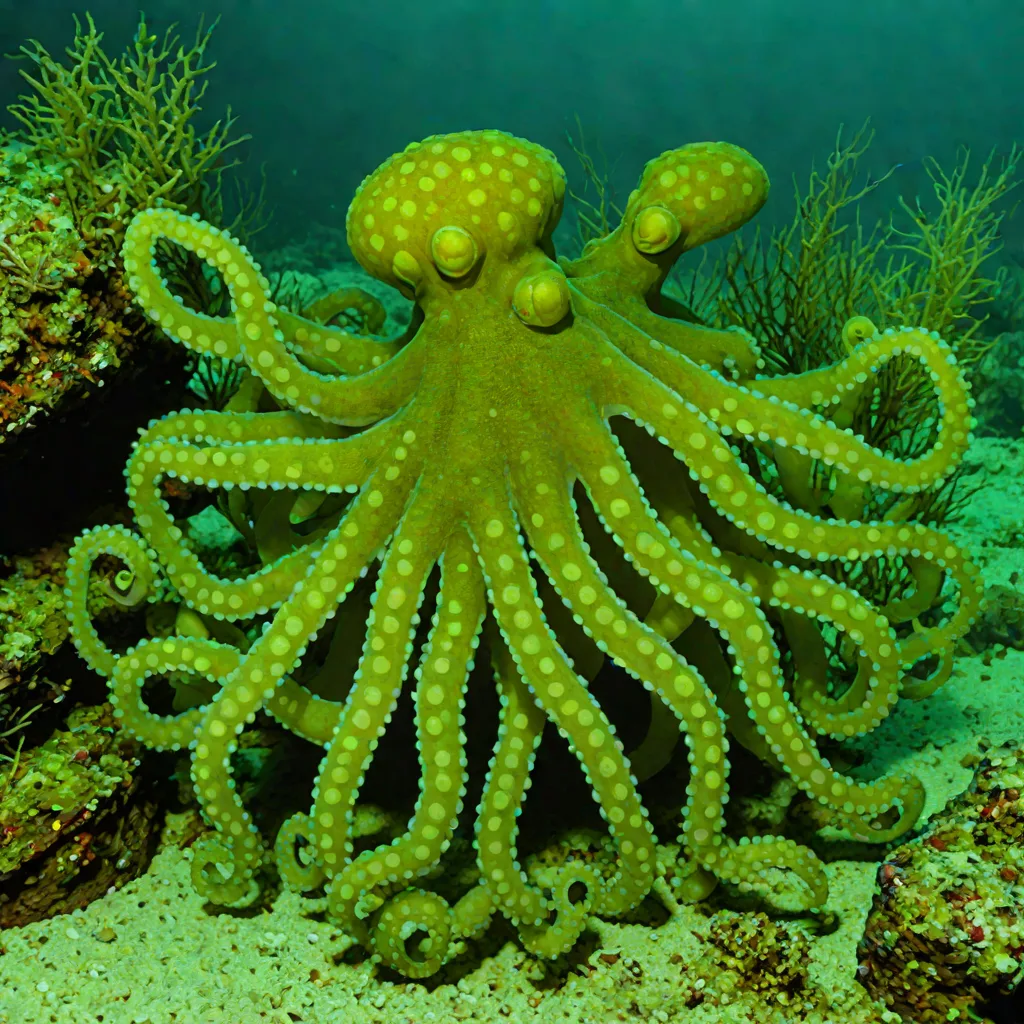 Algae Octopus (Abdopus aculeatus)
