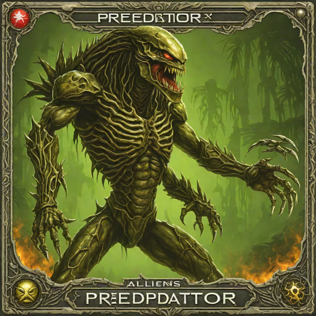 Aliens Predator Customizable Card Game