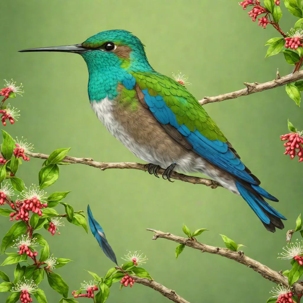 Azure-crowned Hummingbird