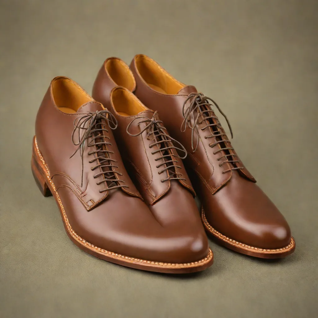 Alden Natural Chromexcel Plain Toe Blucher 9501C