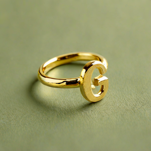 Anthropologie Initial Ring