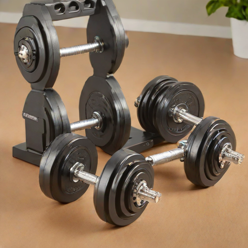 Amazon Basics Adjustable Dumbbell Set
