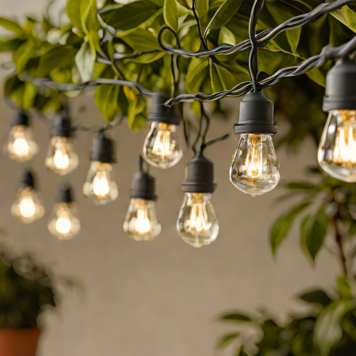 Amazon Basics Outdoor String Lights