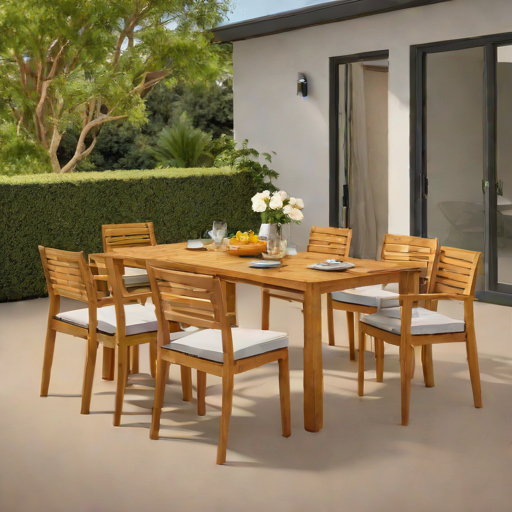 Amazon Basics 5-Piece Acacia Wood Patio Dining Set