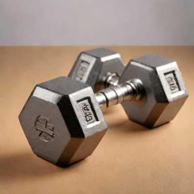 Amazon Basics Cast Iron Hex Dumbbell