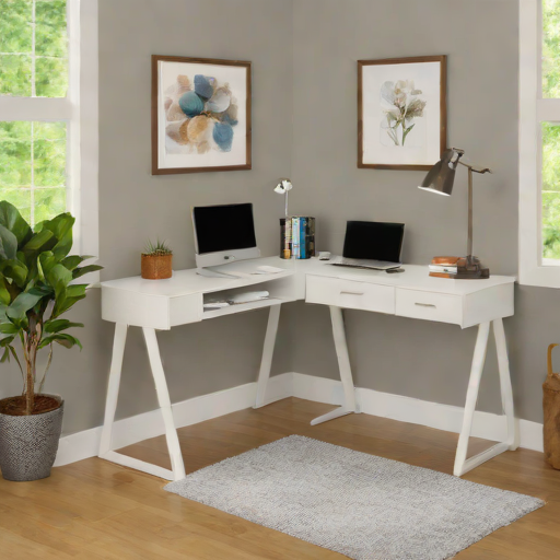 Ameriwood Home L-Shaped Desk