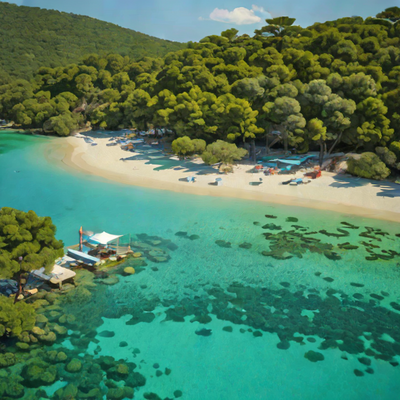 Bora Beach, Mljet, Croatia