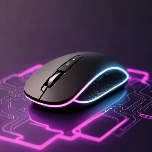 Blue Curve Wireless Mouse