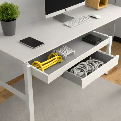 BUBM Under-Desk Cable Management Tray