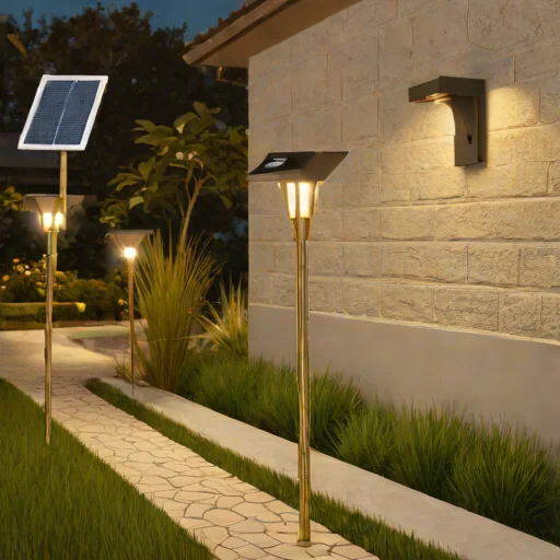 Brightech Solar Pathway Lights (4-Pack, Commercial Grade)