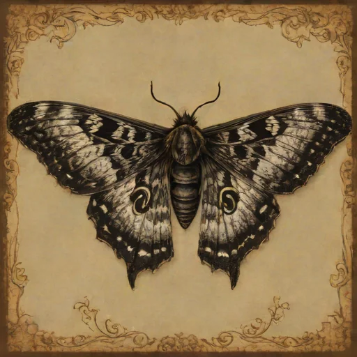 Black witch moth