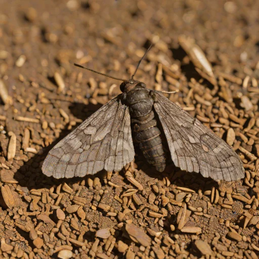 Black cutworm moth