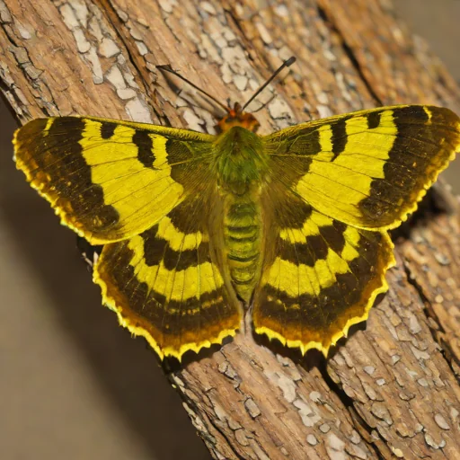 Burnished brass moth