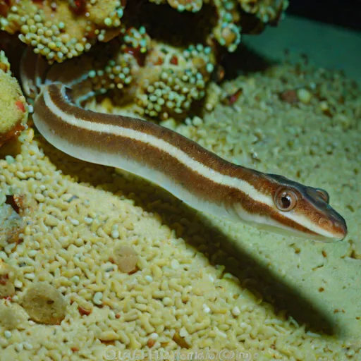 Banded worm eel