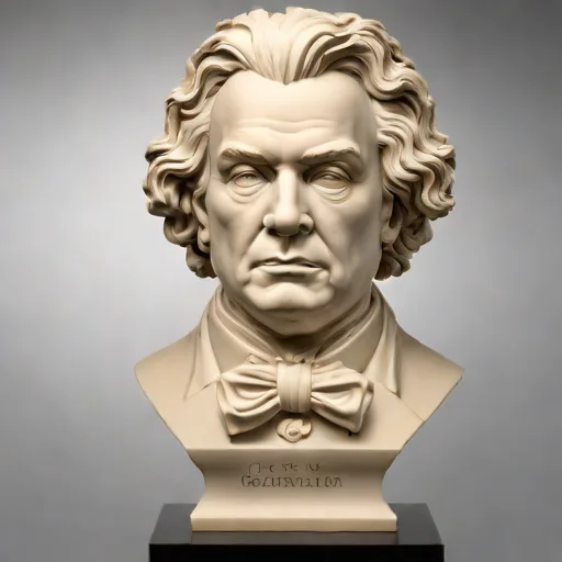 Bust of Beethoven (Life Mask) by Franz Klein