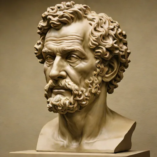 Bust of Jean-Baptiste Carpeaux (Self-Portrait)