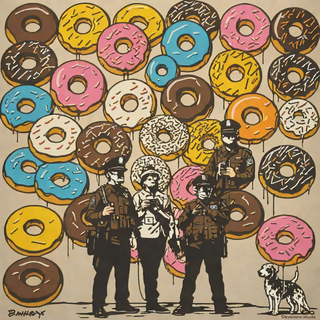 Banksy - Donuts (Chocolate) (2009)