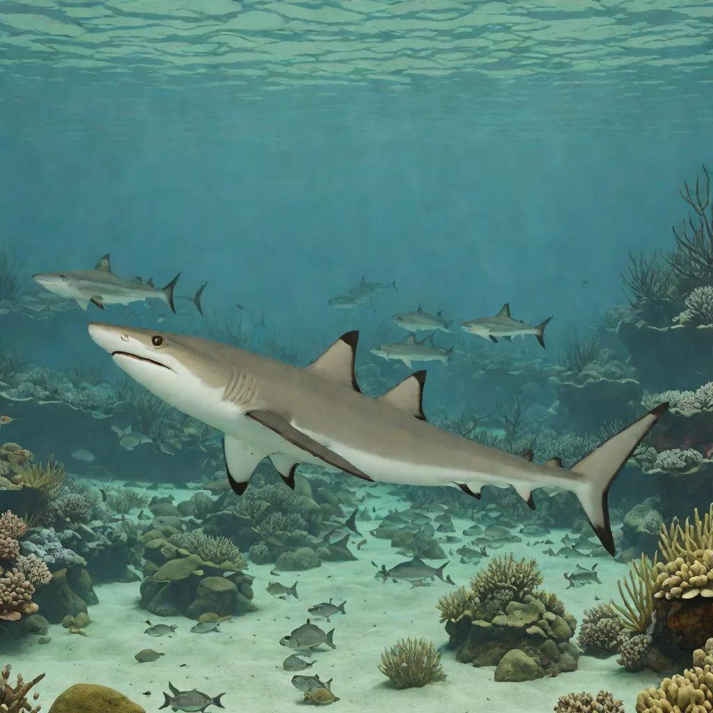 Blacktip reef shark