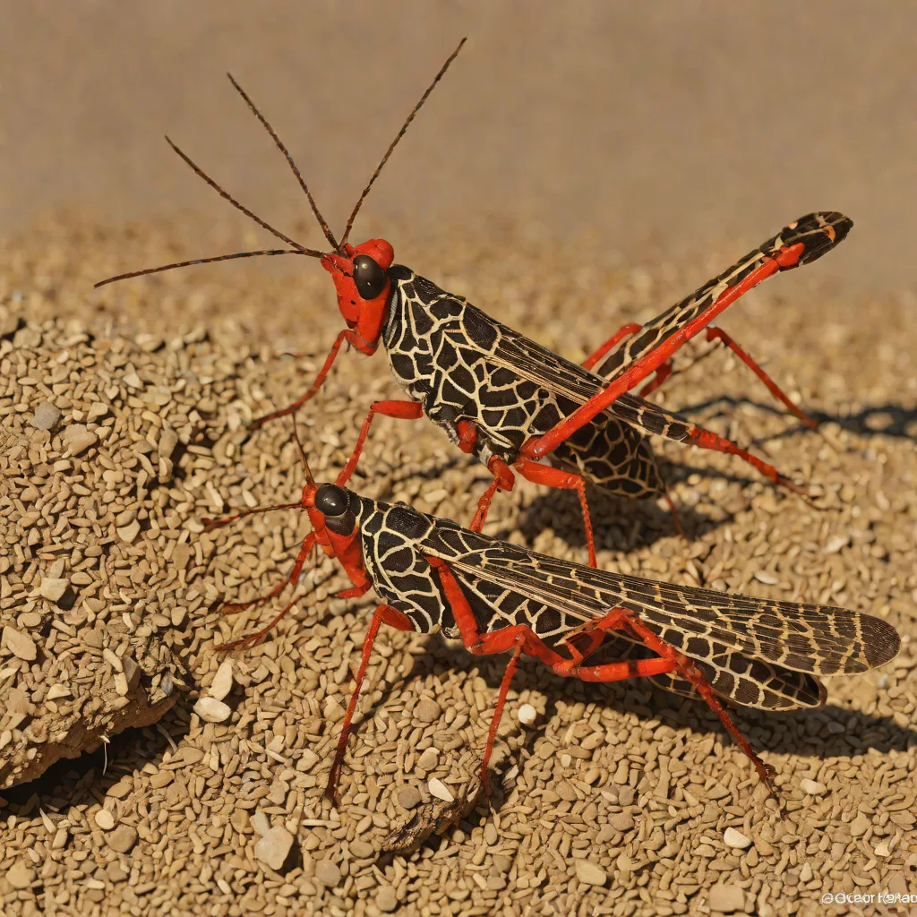 Brazilian Red-winged Grasshopper (Chromacris nuptialis)
