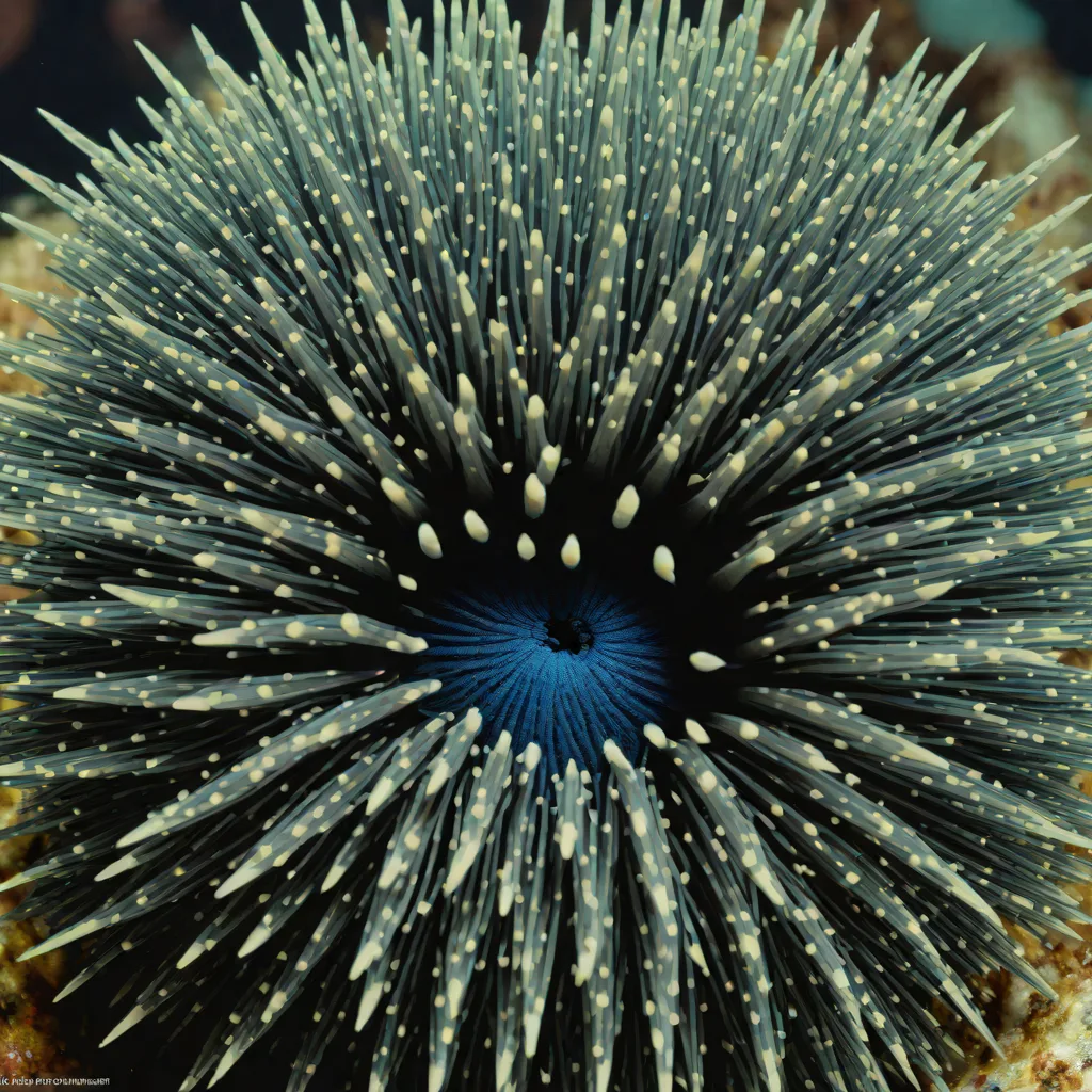 Blue-Black Urchin (Echinothrix diadema)