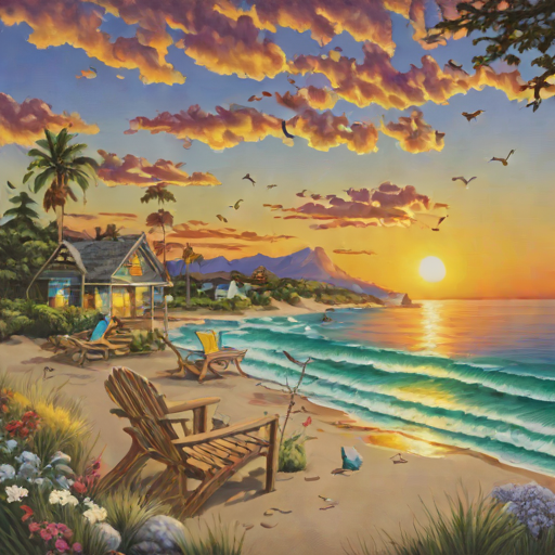 Buffalo Games 1000 Piece Jigsaw Puzzle - Coastal Sunset