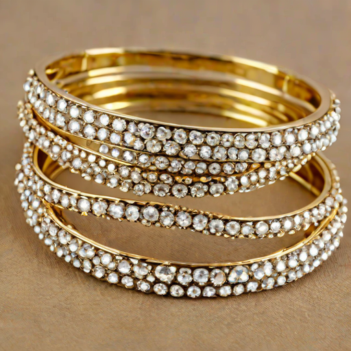 Bling Things Rhinestone Bangle Bracelet Set