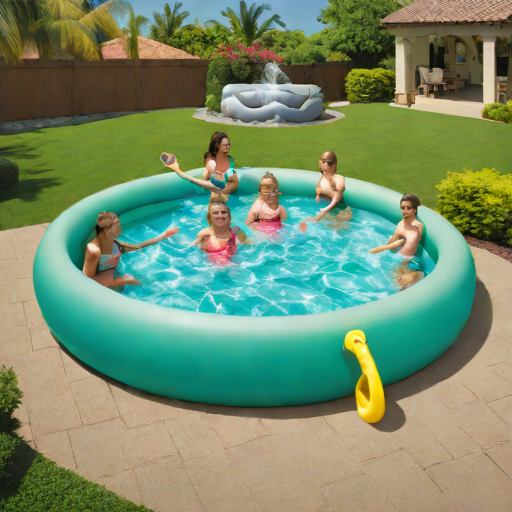 Banzai Splash Lagoon Inflatable Pool