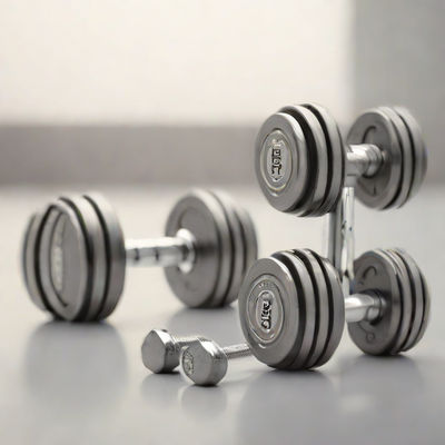 BayView Fitness Adjustable Dumbbell Set