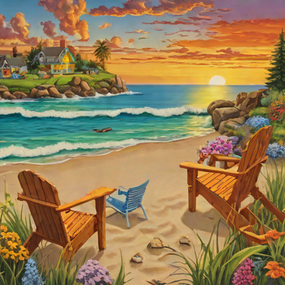 Buffalo Games 1000 Piece 'Coastal Sunset' Puzzle