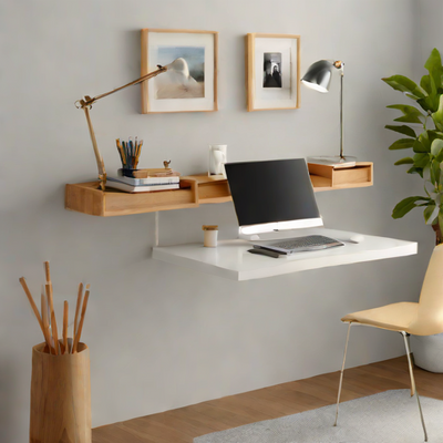 CB2 Floating Wall Desk