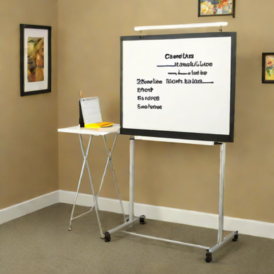 Chalkboard & Whiteboard Combo
