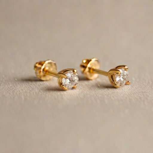 Catbird Tiny Diamond Stud Earrings