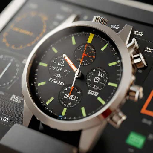 Citizen Eco-Drive Digital Chronograph Model 8800