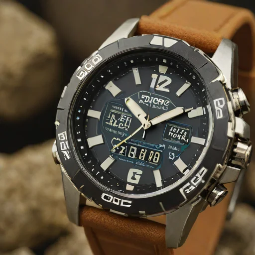Citizen Eco-Drive Digital Field Watch X Bionic Model 1200