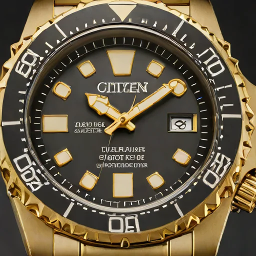 Citizen Eco-Drive Promaster Diver (Black & Gold)