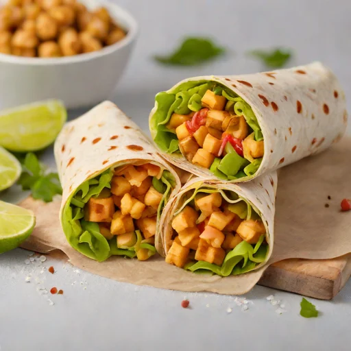 Chickpea Shawarma Wrap